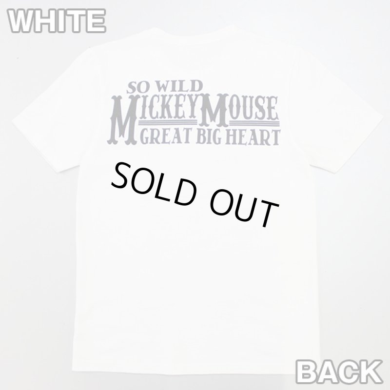 画像5: RINGSxミッキーコラボミッキーマウスTシャツ(ディズニー公式グッズ,半袖Tシャツ,メンズ,和柄ミッキー,唐草模様,モノトーン) (5)