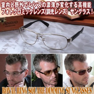 MCM☆べっ甲調　サングラス ロイヤルリング レンズ調光サングラス［べっ甲調フレーム］SA-002RON-344