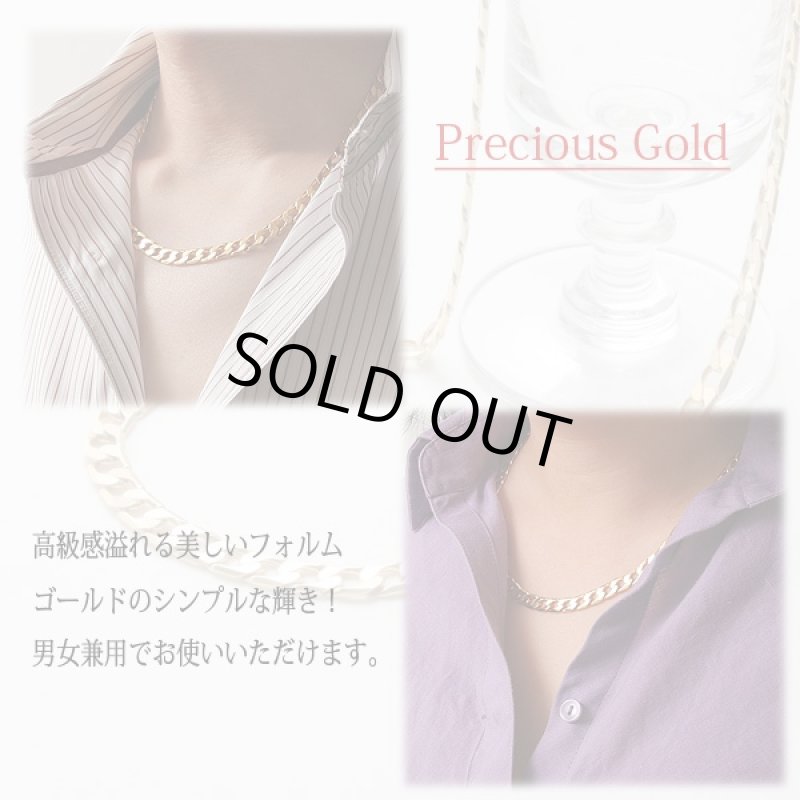 画像2: K18コーティング6面喜平ネックレス「60cm」 (2)