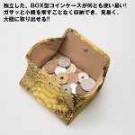 画像2: SPカラーVer.ダイヤモンドパイソンレザー ハーフCOMPACTウォレット (2つ折り,へび,本革,コインケース,小銭入れ) (2)