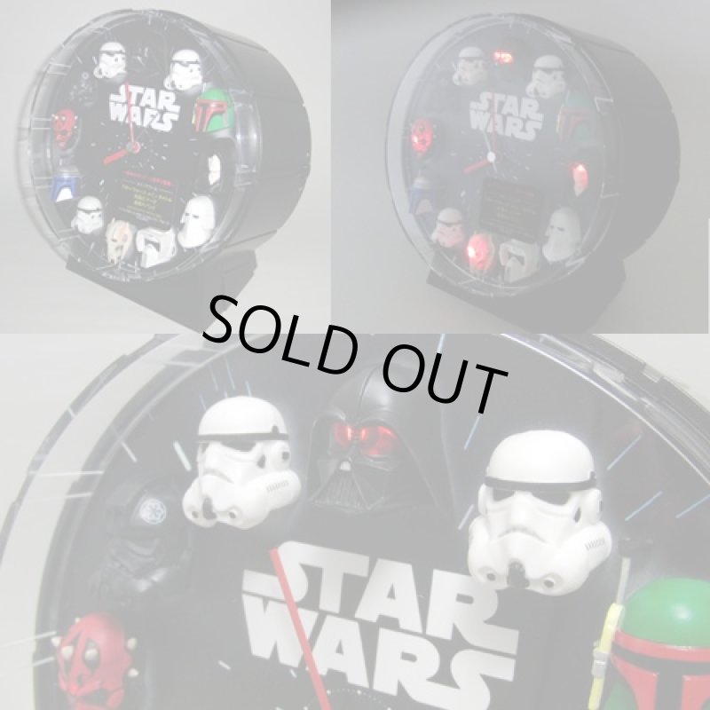 画像3: （送料無料）STAR WARS 12フィギュアサウンドアラームクロック（スターウォーズ/目覚まし時計/光/楽曲/効果音） (3)