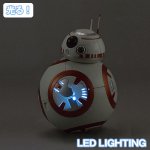 画像3: 送料無料!STAR WARS BB-8 サウンド&ムービングアラームクロック (スターウォーズ,BB8,ドロイド,目覚まし時計,光る,動く,話す) (3)