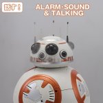 画像5: 送料無料!STAR WARS BB-8 サウンド&ムービングアラームクロック (スターウォーズ,BB8,ドロイド,目覚まし時計,光る,動く,話す) (5)