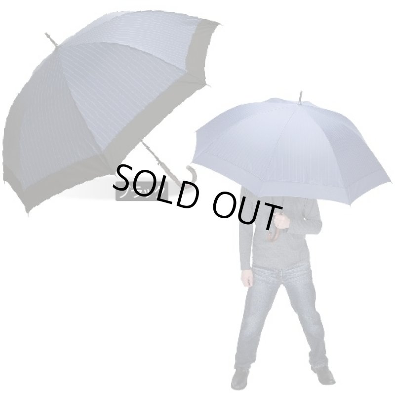 画像3: メンズ・ストライプ耐風傘(超強力/ゲリラ豪雨対策/台風/突風/骨折れなし/メンズ/ストライプ柄/オシャレ/雨傘/日傘) (3)