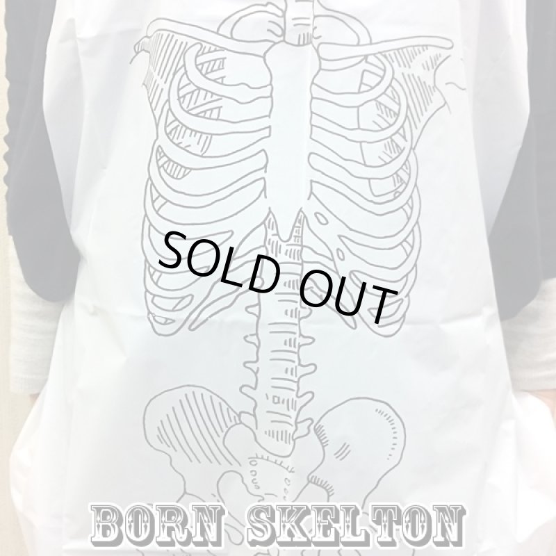画像2: サイエンスエプロン2種セット(内臓,骨柄,内蔵柄,人の体,身体,ボーンスケルトン,インターナルオーガンズ) (2)