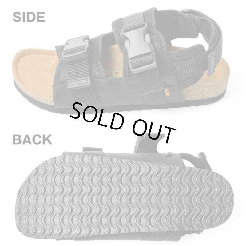 画像5: ALPHA 3DフィットMA-1フライトアッパーサンダル (アルファ,フライトジャケット生地,快適,足裏,メッシュ,衝撃,サマー,水着) (5)