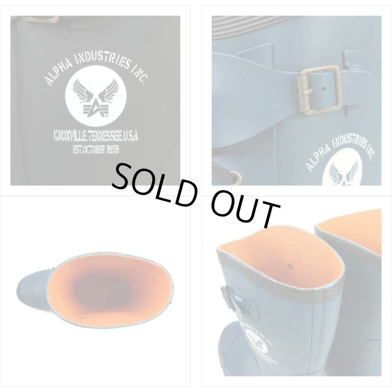 画像4: ALPHAミリタリーレインブーツ (4)