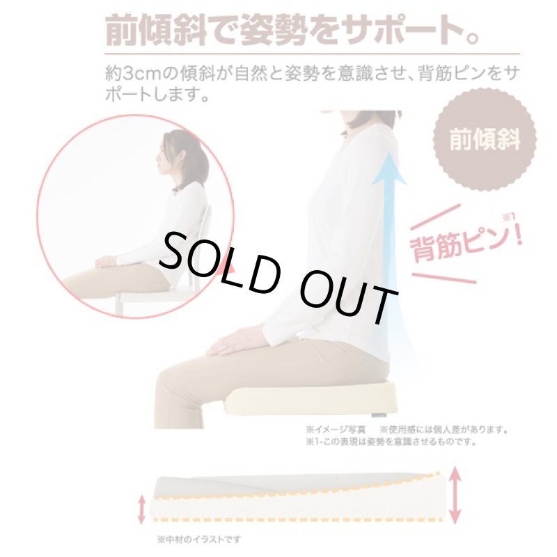 画像3: グット3D低反発クッション (椅子,チェア,座面,姿勢,癒し,お尻の形にフィット,オフィス,書斎,デスクワーク) (3)