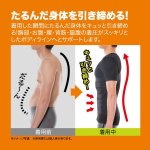 画像2: シックスパックマッスルインナー（ブラック）「3枚」 (2)