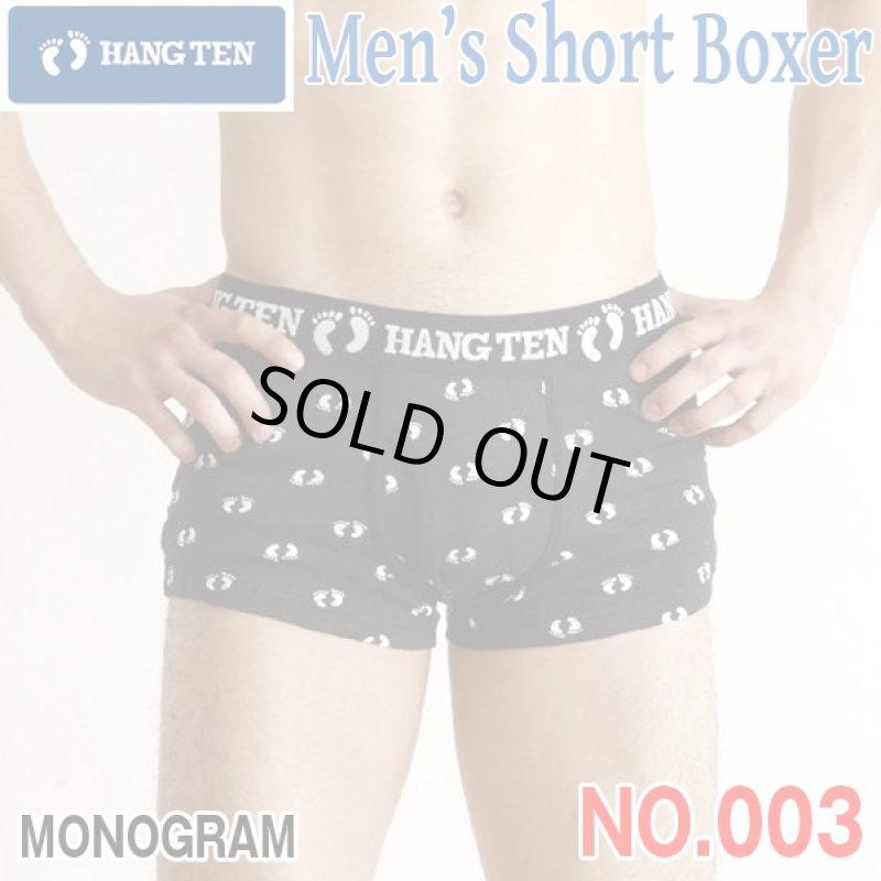 画像3: HANG TENメンズショートボクサーパンツNO.003(モノグラムロゴ,メンズ下着,ボクサーパンツ,ショートボクサー,2016新作.ハンテン) (3)