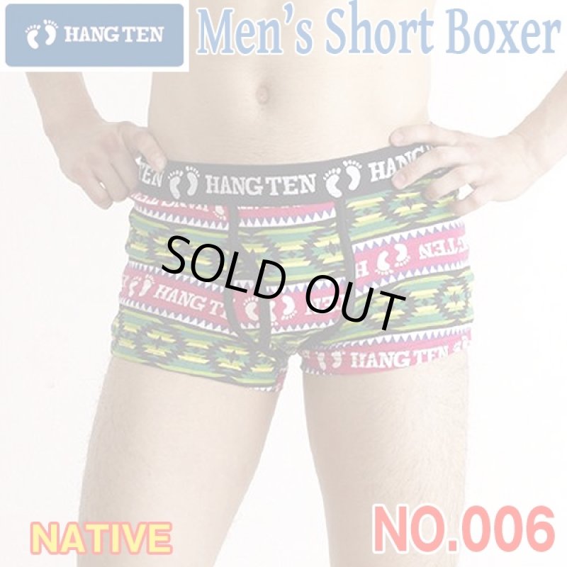 画像3: HANG TENメンズショートボクサーパンツNO.006(ネイティブ,メンズ下着,ボクサーパンツ,ショートボクサー,2016新作.ハンテン) (3)