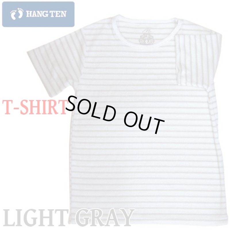 画像2: HANG TENパイルシリーズ/Tシャツ(ハンテン,メンズボーダートップス,パイル地Tシャツ,パジャマ,ルームウェア) (2)