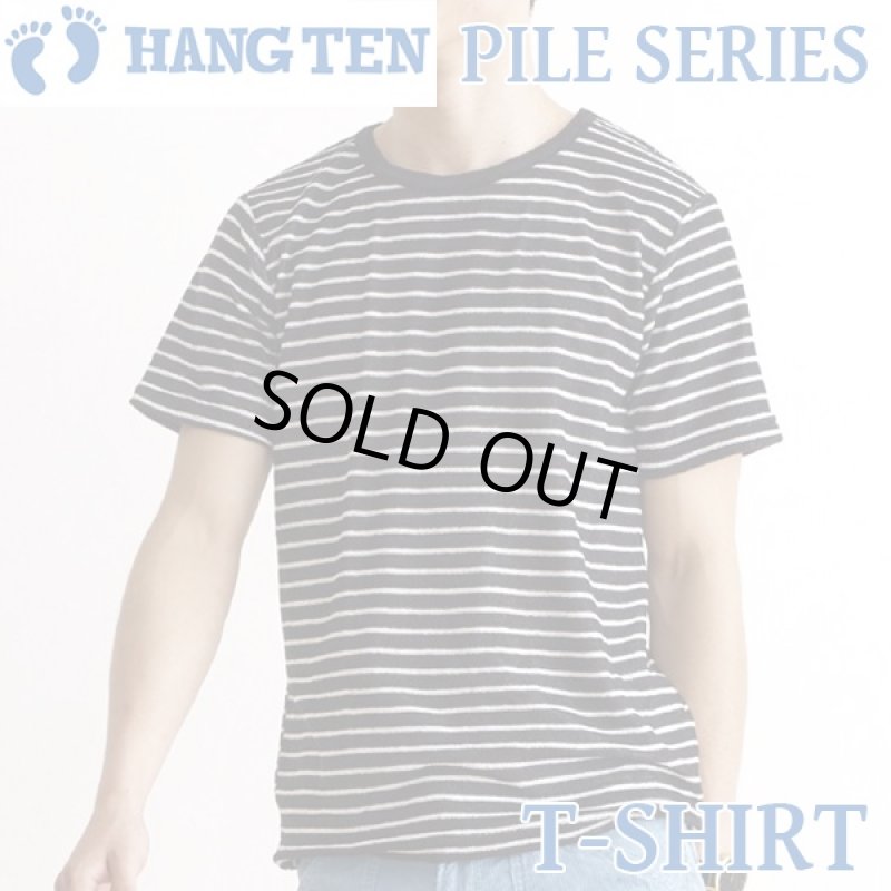 画像5: HANG TENパイルシリーズ/Tシャツ(ハンテン,メンズボーダートップス,パイル地Tシャツ,パジャマ,ルームウェア) (5)