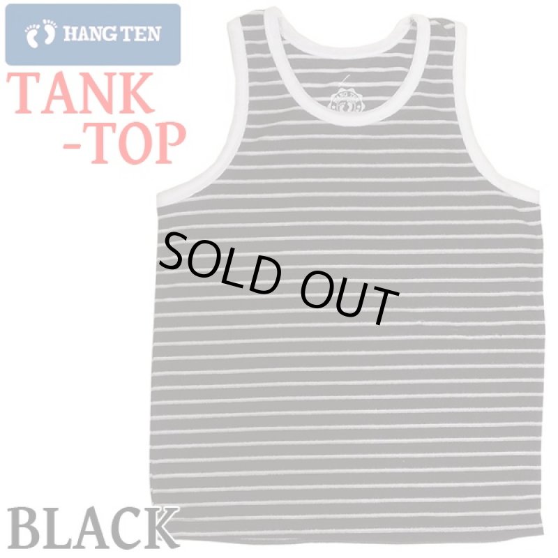 画像3: HANG TENパイルシリーズ/タンクトップ(ハンテン,メンズボーダートップス,パイル地タンクトップ,パジャマ,ルームウェア) (3)