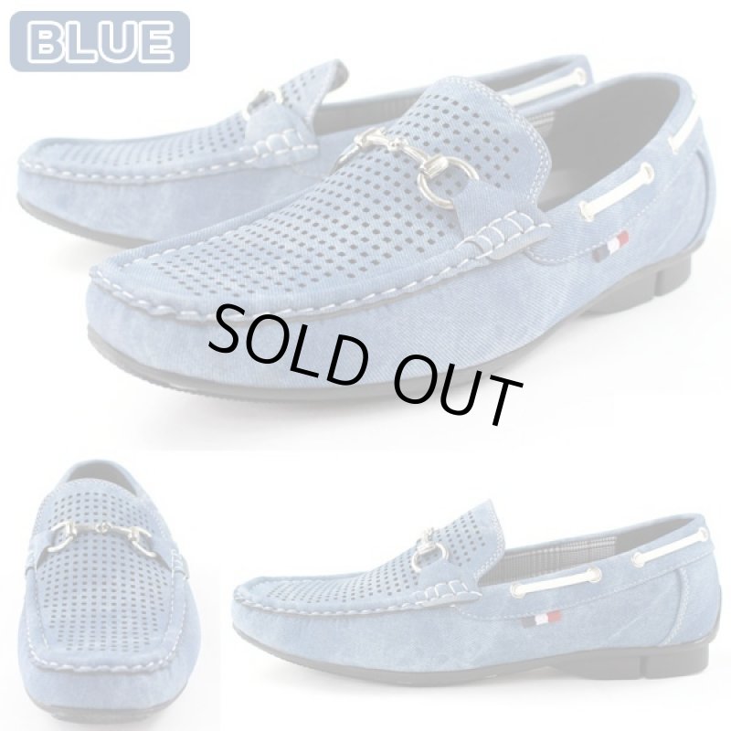 画像5: WilsonメンズPUレザーモカシンシューズ「ビットタイプ」(ウィルソン,メンズ,ドライビングシューズ,デッキ,パンチング,カジュアル) (5)