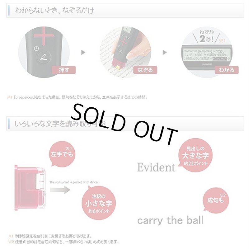 画像2: 送料無料SHARPペン型スキャナー辞書「ナゾル」 (英和辞典) (スキャン,英語,液晶,試験,勉強,新聞,小説,教科書,単語) (2)