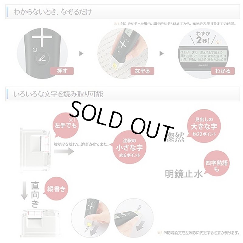画像2: 送料無料SHARPペン型スキャナー辞書「ナゾル」(国語辞典) (スキャン,大辞林,液晶,四字熟語,言葉,意味) (2)