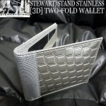 画像1: スチュワート・スタンドステンレス[3D]折財布 (1)