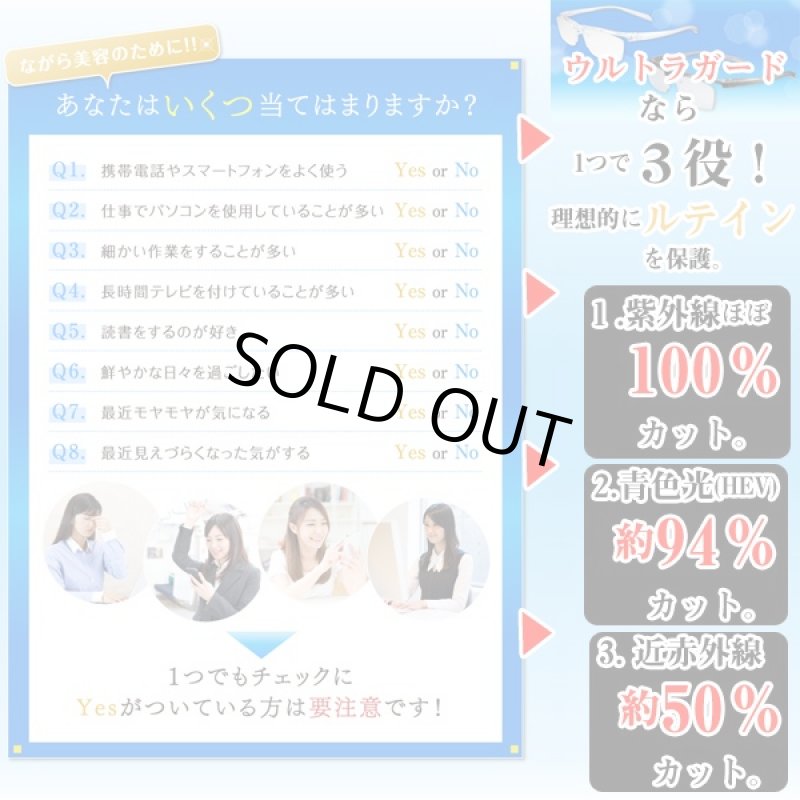 画像2: 送料無料!ウルトラガードグラス(男女兼用サングラス,紫外線カット,UVカット,青色光カット,目を守る) (2)