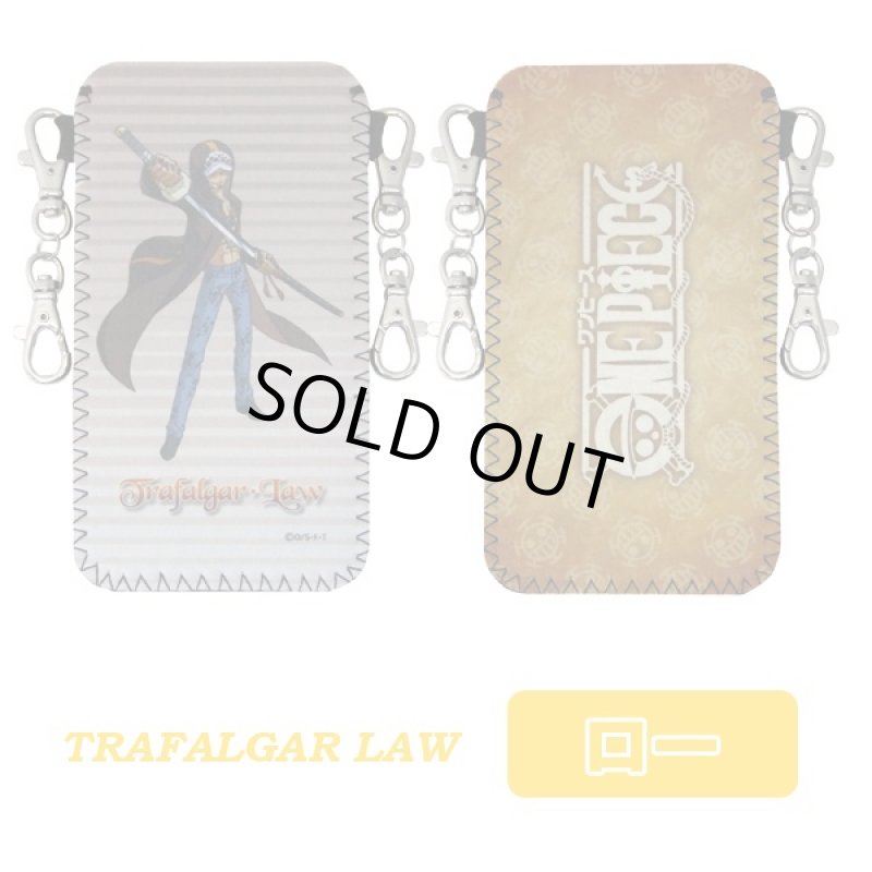 画像5: ワンピースソフトポーチ (アニメワンピース20周年記念ウレタンポーチ,フック付,スマホケース,iPhone7収納,携帯ポーチ) (5)