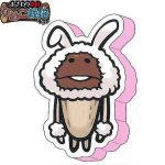 画像4: おさわり探偵なめこ栽培キットダイカットクッション(なめこ,白ウサギなめこ,ワンポイントプリント,マチ付き,背面プリント) (4)