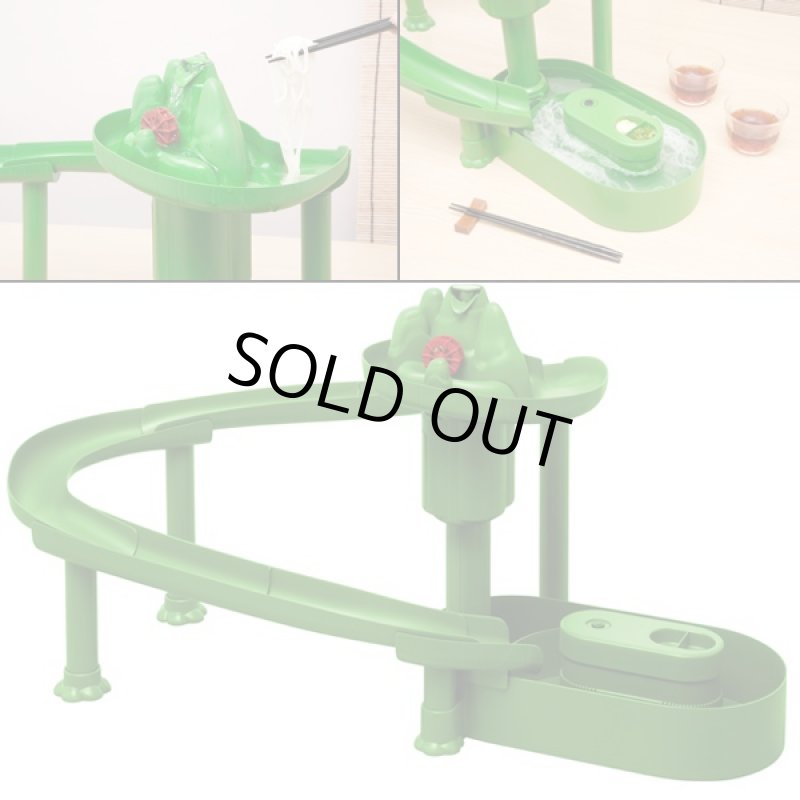 画像2: ウォータースライダー型流し素麺器「素麺物語」 (室内用流しそうめん器,卓上流しそうめん器,キャンプ,パーティー,ながしそうめん) (2)