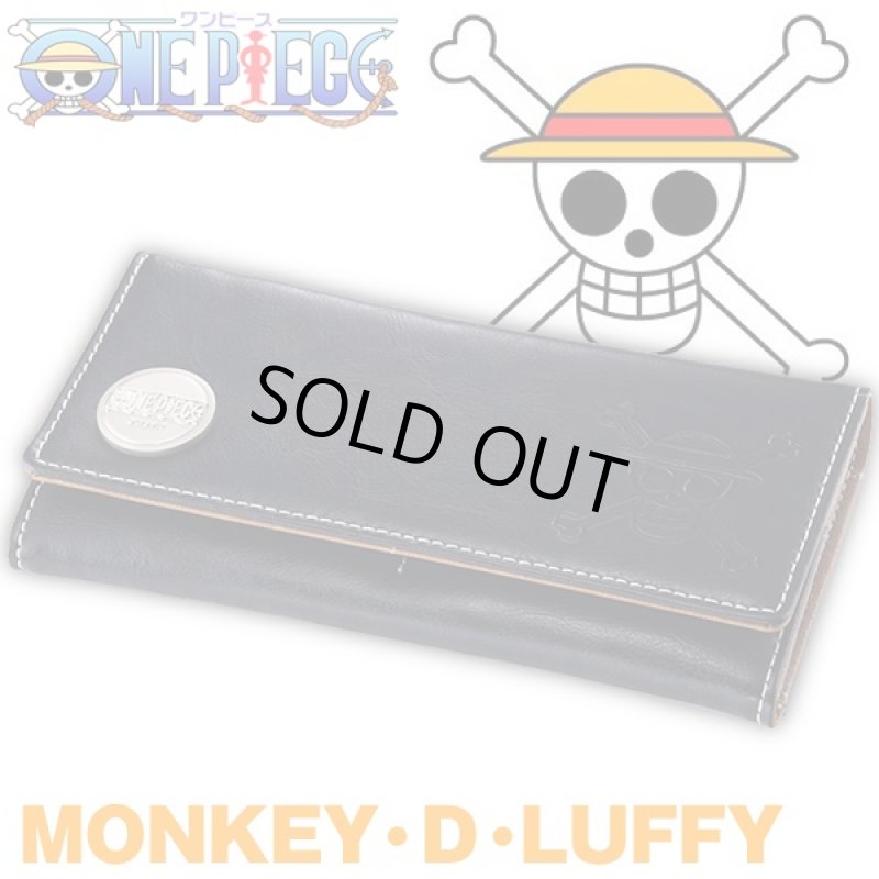 画像2: ワンピースグロリアスレザーロングウォレットII(ワンピースオフィシャルグッズ,メンズ,長財布,本革財布,海賊旗型押し) (2)