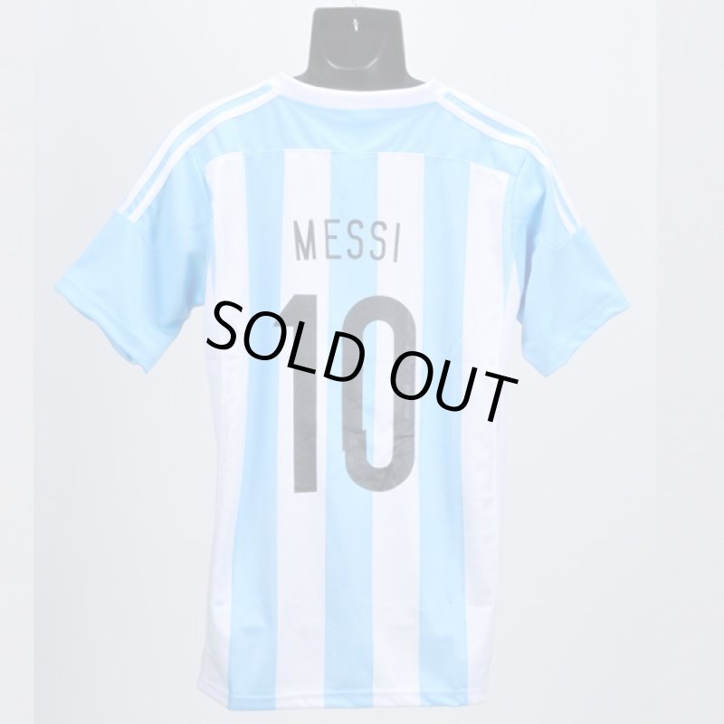画像3: レプリカサッカープレイヤーシャツ「レギュラーサイズ」#10メッシ(アルゼンチン代表Ver.)(メンズ/ユニフォーム/ゲームウェア/ネーム/背番号） (3)