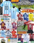 画像4: レプリカサッカープレイヤーシャツ「レギュラーサイズ」#10メッシ(アルゼンチン代表Ver.)(メンズ/ユニフォーム/ゲームウェア/ネーム/背番号） (4)