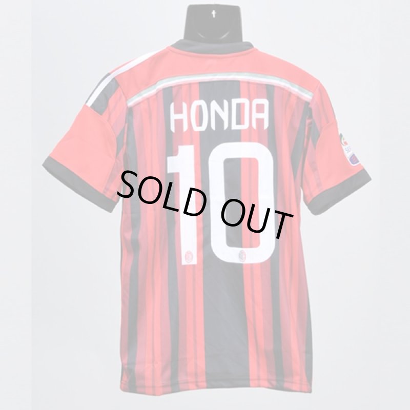 画像3: レプリカサッカープレイヤーシャツ「レギュラーサイズ」#10本田圭佑(ACミランVer.)(メンズ/ユニフォーム/ゲームウェア/ネーム/背番号) (3)