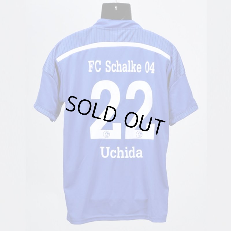 画像3: レプリカサッカープレイヤーシャツ「レギュラーサイズ」#22内田篤人(シャルケVer.)(メンズ/ユニフォーム/ゲームウェア/ネーム/背番号) (3)