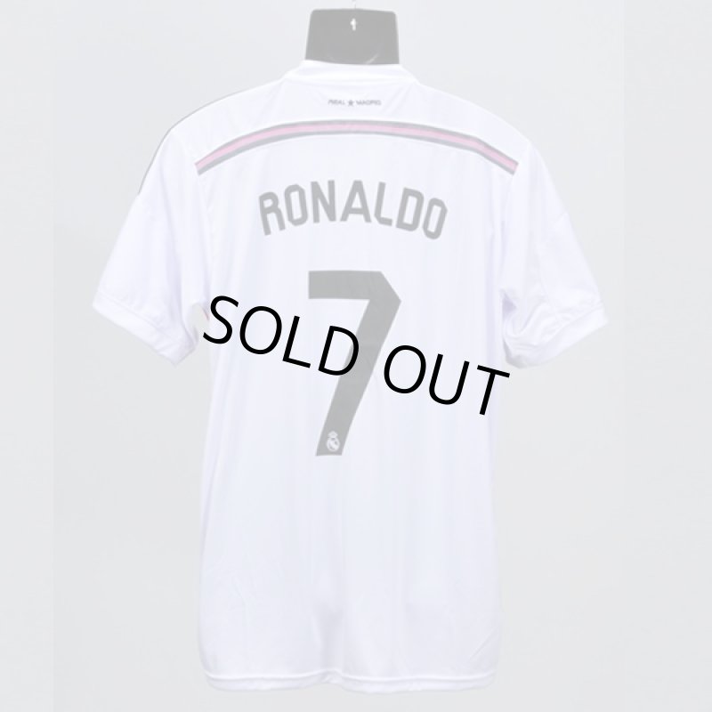 画像3: レプリカサッカープレイヤーシャツ「レギュラーサイズ」#7C.ロナウド(レアルマドリードVer.)(メンズ/ユニフォーム/ゲームウェア/ネーム/背番号) (3)