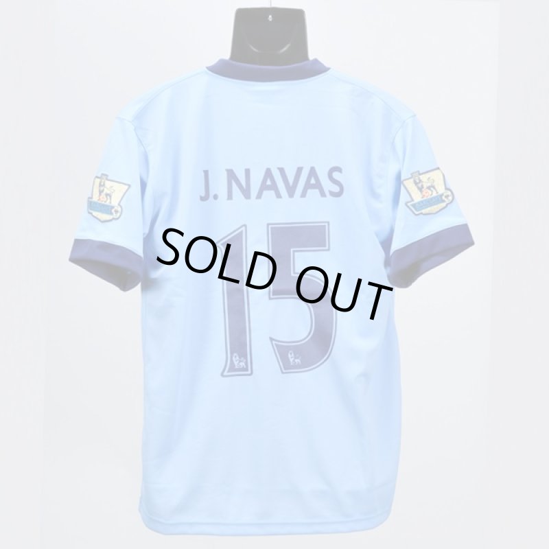 画像3: レプリカサッカープレイヤーシャツ「レギュラーサイズ」#15J.ナバス(マンチェスターC Ver.)(メンズ/ユニフォーム/ゲームウェア/ネーム/背番号) (3)