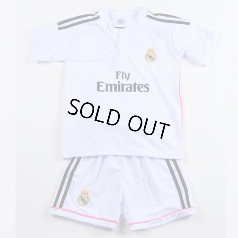 画像2: レプリカサッカープレイヤーセットアップ「キッズサイズ」#7C.ロナウド(レアルマドリードVer.)(子供サイズ/ユニフォーム/ゲームウェア/ネーム/背番号) (2)