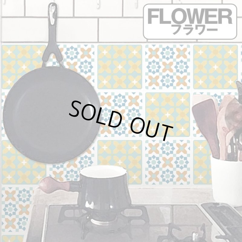 画像5: タイルステッカーゼリージュ4袋セット(貼ってはがせる,ステッカータイプ,キッチンタイル,台所,お風呂,壁,デコ,シール,模様替え) (5)