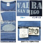 画像4: FELIX×HOUSTON FELIX インディゴプリントTシャツ（メンズ/コットン/クルーネック/半袖/ヒューストン/フィリックス/U.S.NAVAL） (4)