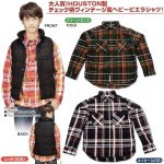 画像1: HOUSTONチェックビエラシャツ(#4876)「M」サイズ (1)