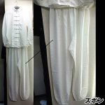 画像3: 本場中国直輸入太極拳ウェア長袖 (男女兼用,縦開タイプ,麻素材,涼しい素材,長袖,健康グッズ,呼吸法,表演服,無地) (3)