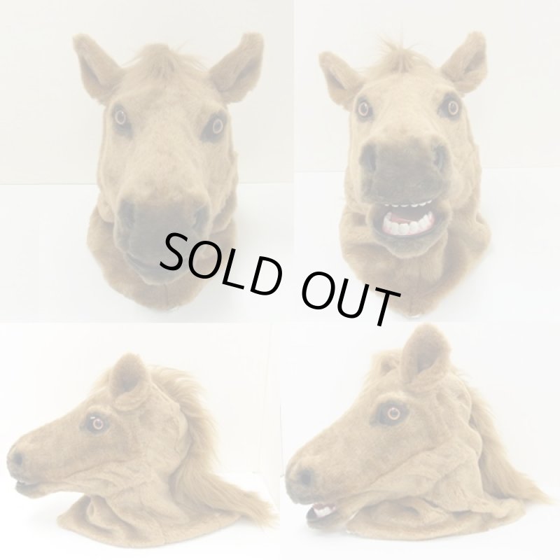 画像3: ムービングアニマルマスク(馬)(口が動く,ハロウィン,学園祭,コスプレ,マウスモーション,リアルアニマルマスク) (3)