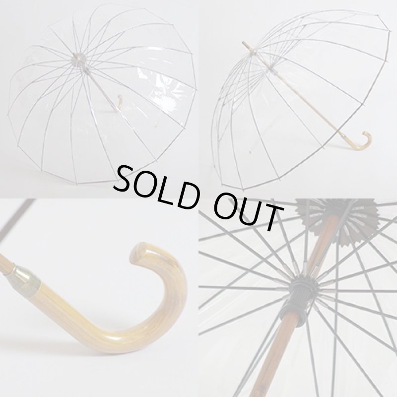 画像2: ホワイトローズ カテール16(16本骨アンブレラ/宮内庁御用達/皇室献上/ビニール傘/日本製/選挙活動/台風/報道レポーター) (2)