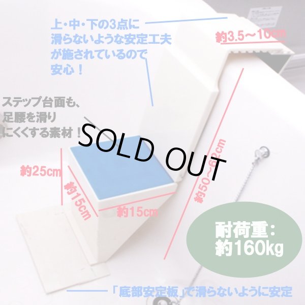 NEWお風呂用ワンタッチステップ(K7512 浴槽,半身浴,湯船,リラックス