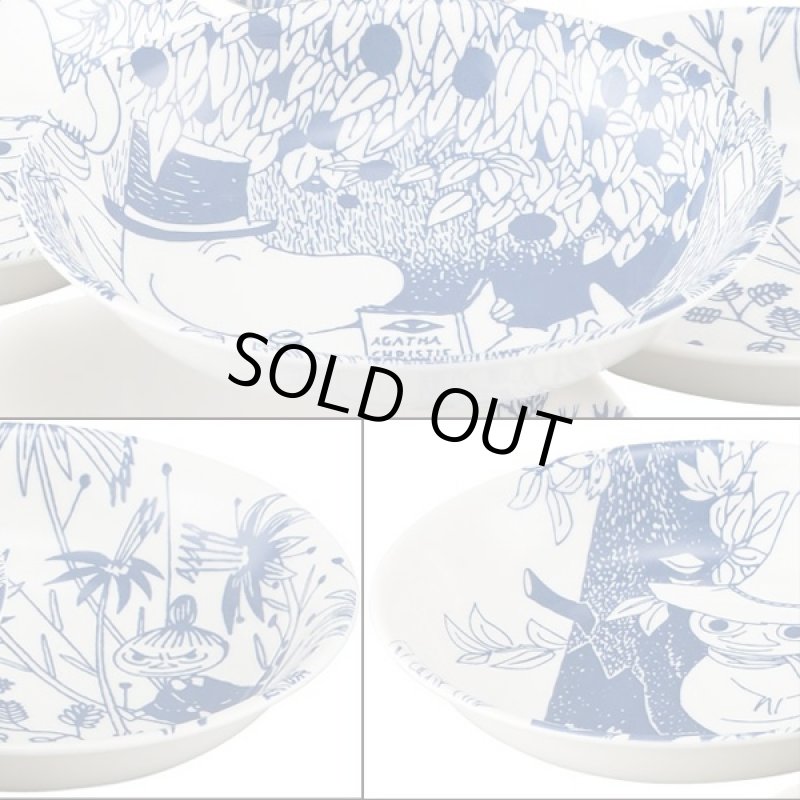 画像3: ムーミンパスタプレートセット(ムーミンオフィシャル,ボタニカルシリーズ,ムーミンの食器,北欧キャラクタームーミングッズ,パスタ皿) (3)