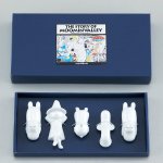 画像2: ムーミン箸置き5個セット(ムーミンオフィシャル,食器,はし置き,北欧キャラクタームーミングッズ,ギフト箱入り.ギフトBOX) (2)