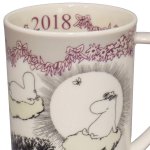 画像3: ムーミン2018イヤーズマグカップ (MOOIN,コップ,陶器,食器,ムーミン公式,2018年,記念限定品,ギフト) (3)