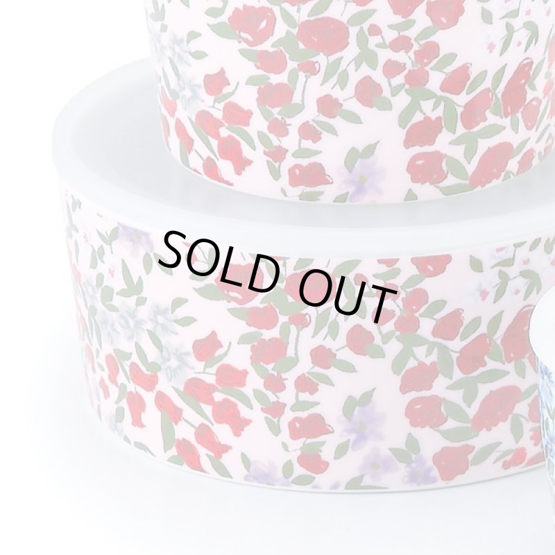 画像2: NINA RICCI「ジャンヌ・レンジ4点セット」 (食器,,耐熱レンジ対応,保存容器,食器大小セット,JEANNE,花柄,ギフト,贈り物) (2)