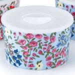 画像3: NINA RICCI「ジャンヌ・レンジ4点セット」 (食器,,耐熱レンジ対応,保存容器,食器大小セット,JEANNE,花柄,ギフト,贈り物) (3)