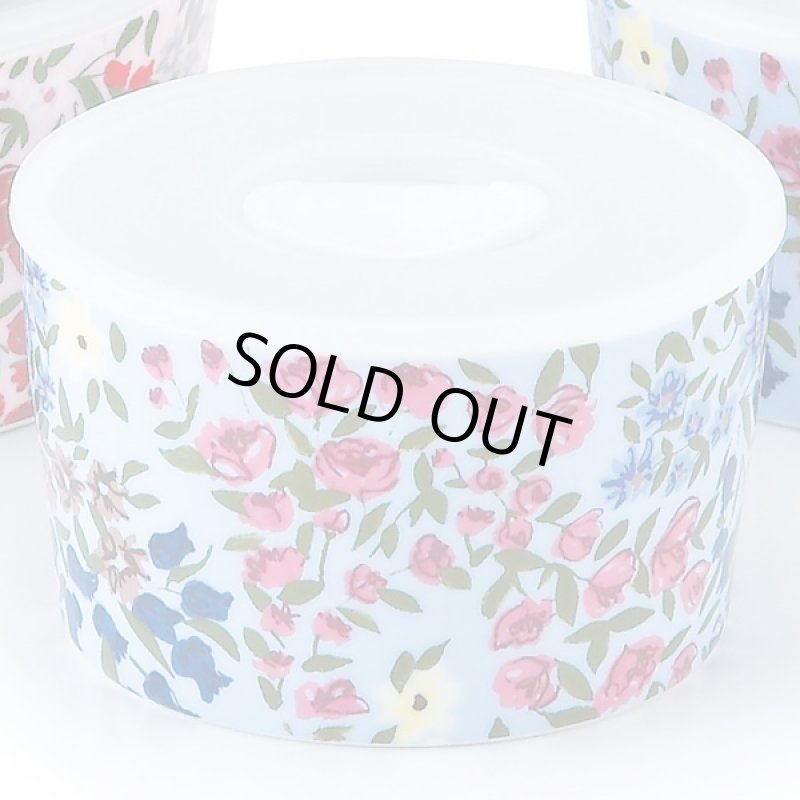 画像3: NINA RICCI「ジャンヌ・レンジ4点セット」 (食器,,耐熱レンジ対応,保存容器,食器大小セット,JEANNE,花柄,ギフト,贈り物) (3)