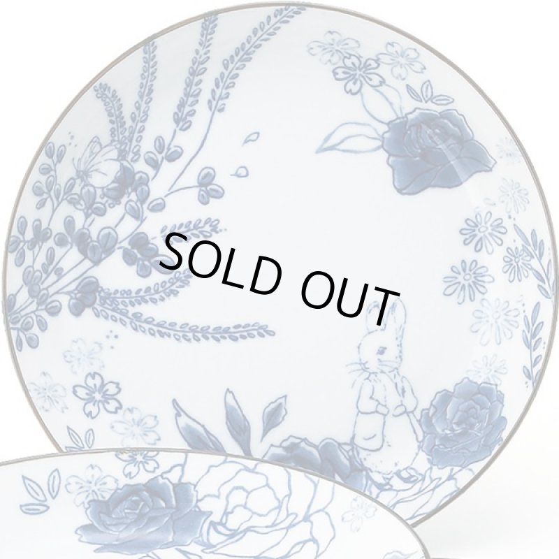 画像2: ピーターラビットジャポニズム多用皿揃5枚入 (食器5枚セット,ギフト,母の日,プレゼント,お祝い品,大人の食器,レンジOK,食洗機OK) (2)