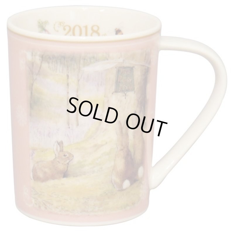 画像2: ピーターラビット2018イヤーズマグカップ (PETER RABBIT,コップ,陶器,2018年,記念限定品,コレクション,食器) (2)