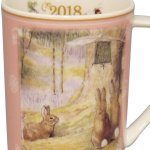 画像3: ピーターラビット2018イヤーズマグカップ (PETER RABBIT,コップ,陶器,2018年,記念限定品,コレクション,食器) (3)